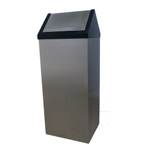 PAPELEIRAS 40 / 65 / 80 LT. com tampa basculante concebida para depositar os resíduos.